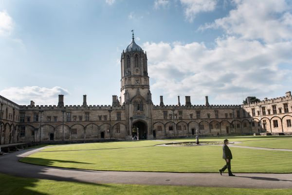 Christ Church College vid Oxfords universitet.